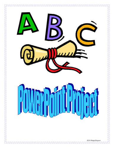 ABC PowerPoint Project for Any Novel 