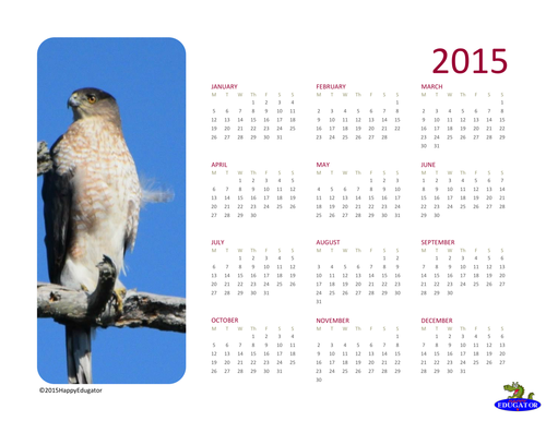 2015 Calendar