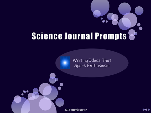 Science Journal Prompts and Writing Activities