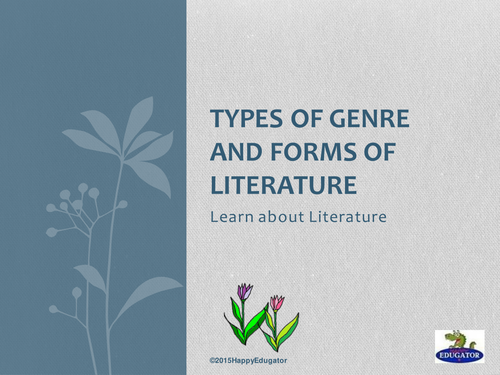 Genre: Types of Genre PowerPoint