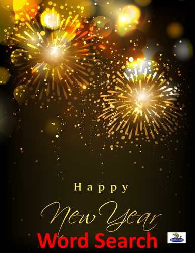Happy New Year Word Search Activity 