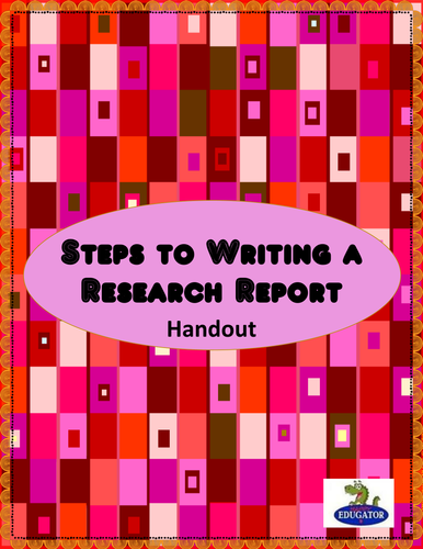 How to Write a Research Report 