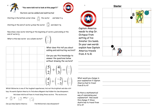 (Superhero) Introduction to vectors