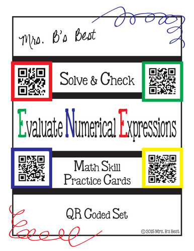 Solve & Check with QR Codes: Evaluate Numerical Expressions