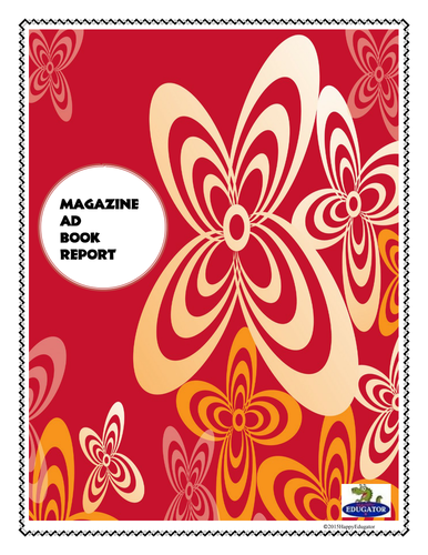 Magazine Ad Book Report