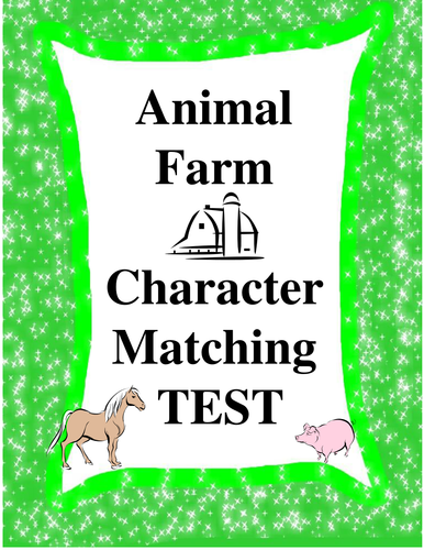 Animal Farm Matching Test