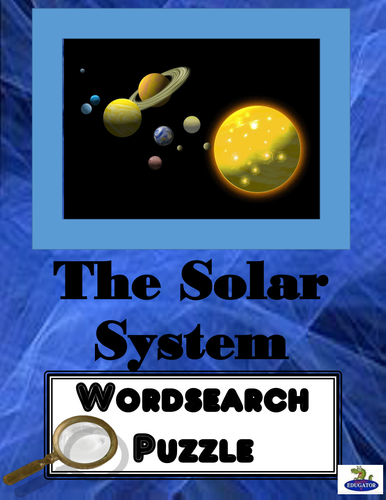 Solar System Word Search