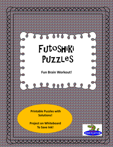 Futoshiki Puzzles - Critical Thinking 