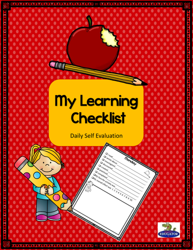 Learning Checklist 