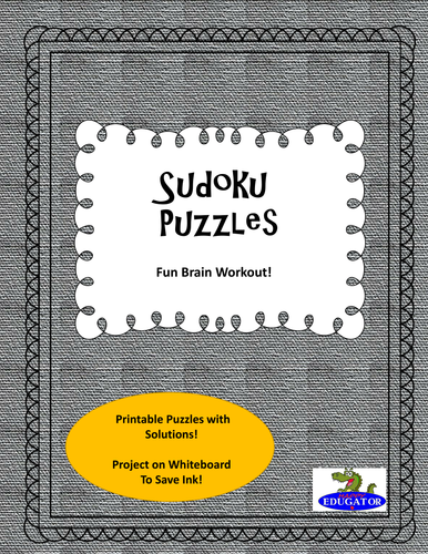 Sudoku Puzzles - Critical Thinking 