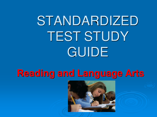 TEST PREP Reading and Language Arts Study Guide PowerPoint