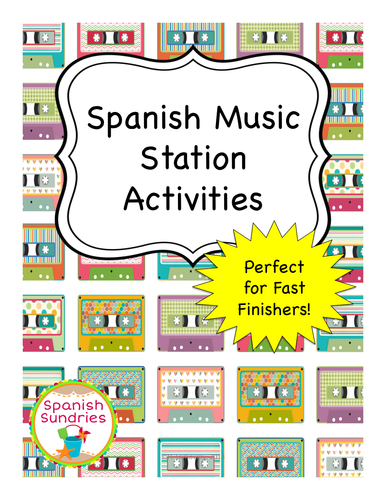 Spanish Music Appreciation Station Activities