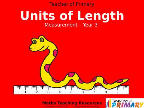 Measurement Teaching Pack- Year 3 - 8 PowerPoint presentations and worksheets