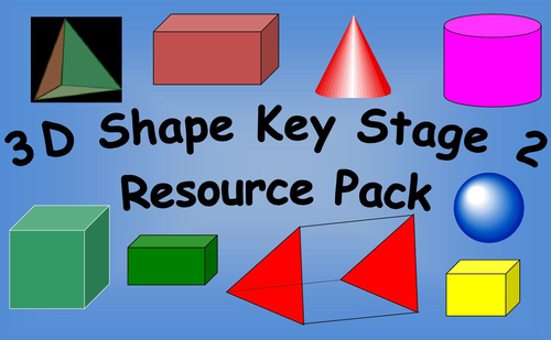 3D Shape Key Stage 2 Resource Pack