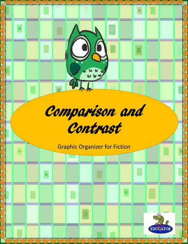 Comparison and Contrast Graphic Organizer for Fiction