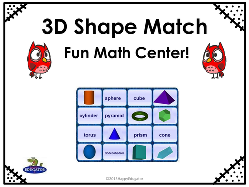 3D Shapes US Version