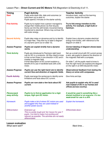 Complete Year 7/8 Unit: Magnetism & Electricity (7.5)