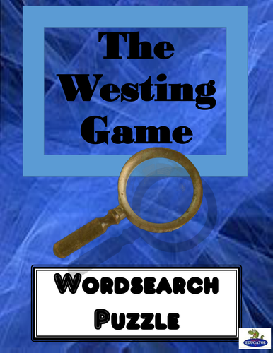 The Westing Game Word Search Puzzle 