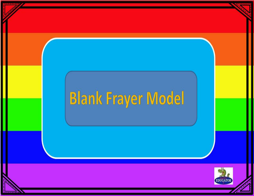 Pdf Free Printable Frayer Model Template