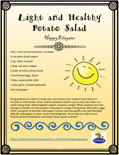 Potato Salad Recipe