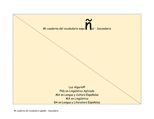 Los verbos usados en la secundaria (más de 500)