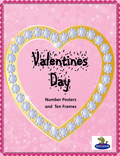 Valentine's Day - Number Posters 
