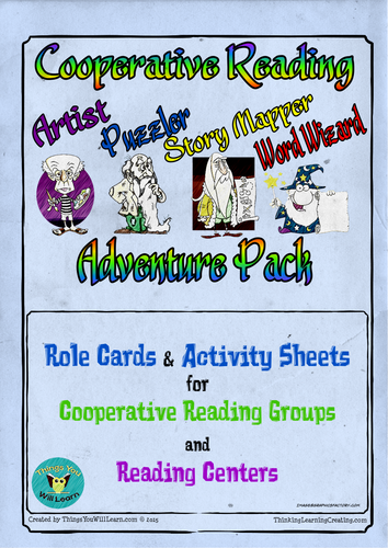 Cooperative Reading Center Role Cards and Activity Sheets