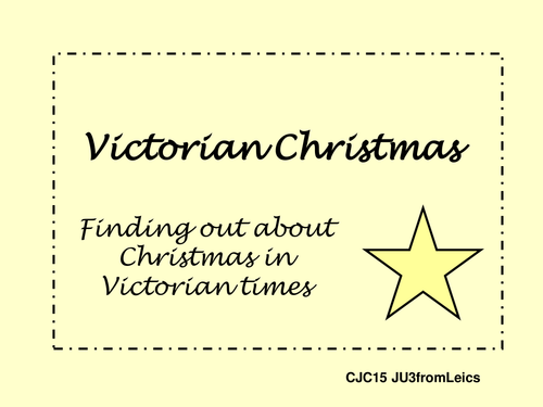 VICTORIAN CHRISTMAS. Home and School.
