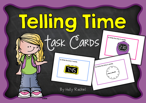 Telling Time Activity Cards
