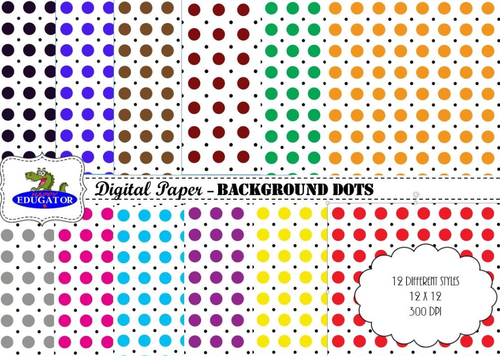 Digital Paper - Background Dots
