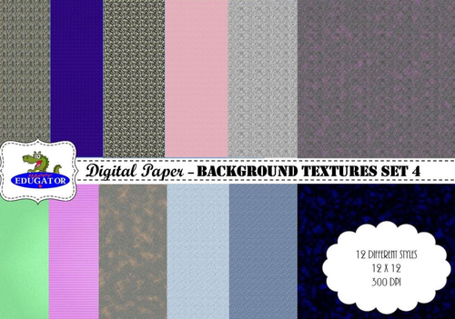 Digital Paper - Background Textures 4