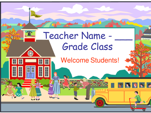 Welcome Back to School PowerPoint Template