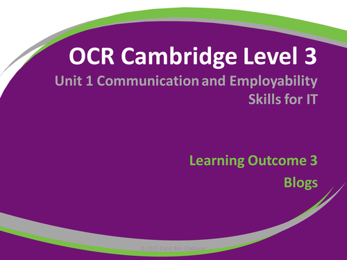 Communication and Employability Skills in ICT