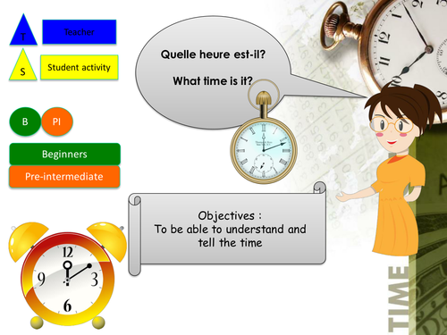 What time is it in french / Quelle heure est-il en francais ?