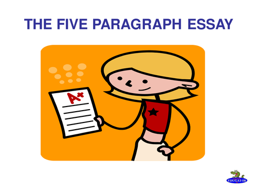 Five Paragraph Essay Powerpoint Teaching Resources