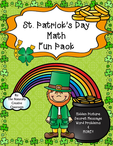 St. Patrick's Day Math Pack