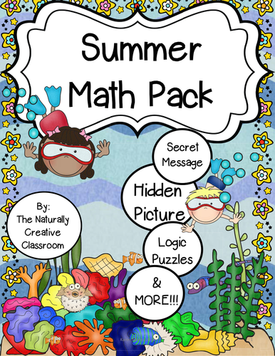 Summer Math Pack