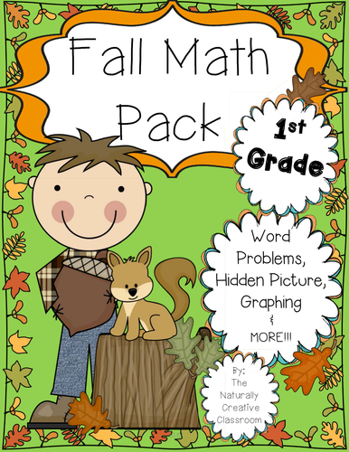 Fall Math for 1st Grade