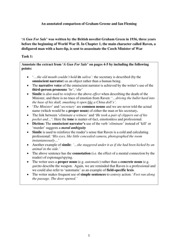 Comparing two extracts 