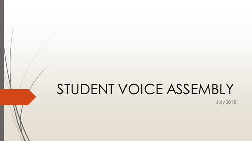Malala - Student Voice assembly