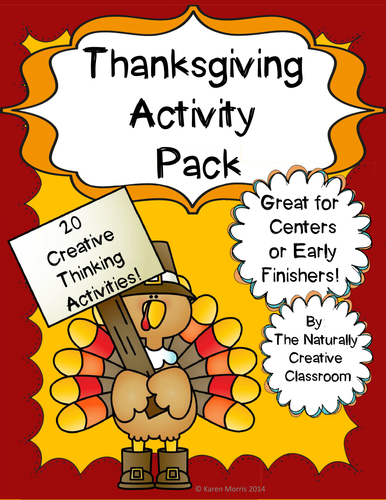 Thanksgiving  Creative Thinking Pack