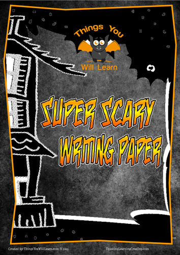 Super Scary Halloween Writing Sheets