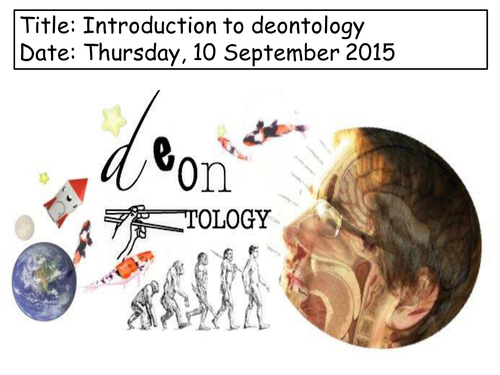 deontology- Selection of resources