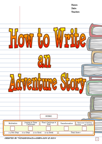 how to start an adventure story essay