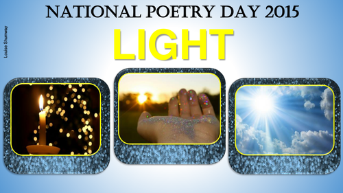National Poetry Day - Theme Light