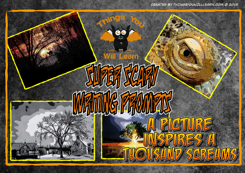 Halloween Writing Prompt Pictures and Story Starters (Super Scary)