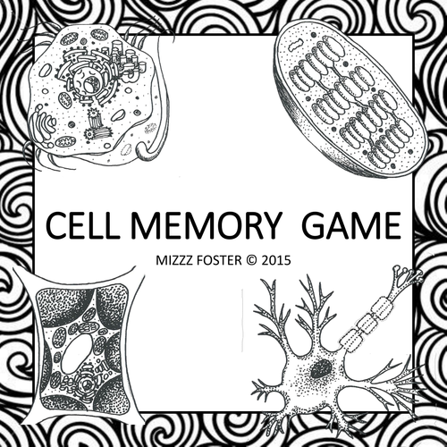 Cell Memory Game Black and White