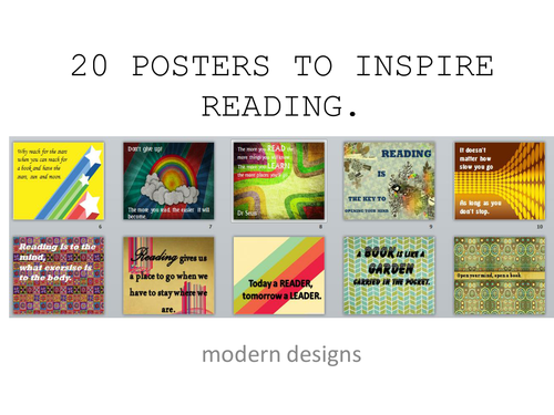 20 posters to inspire reading