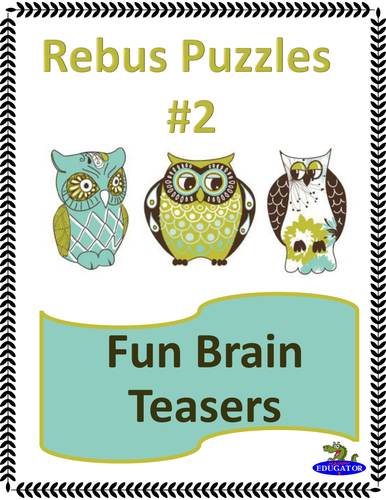 Rebus Puzzles 2 Teaching Resources