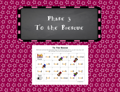 Phonics Phase 3 Game - To the rescue